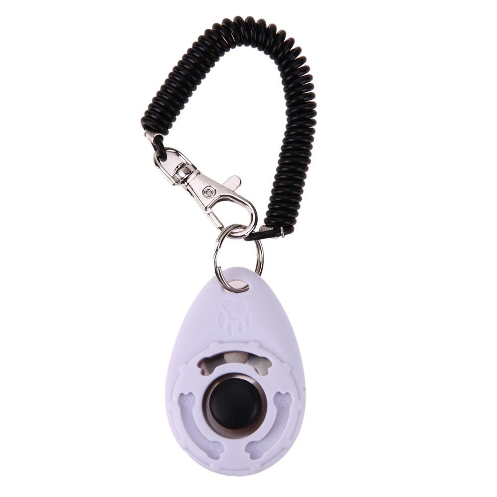 1pc Pet Trainer Pet Dog Training Dog Clicker Adjustable Sound Key Chain - Qreatrz Fashion and Design LLC