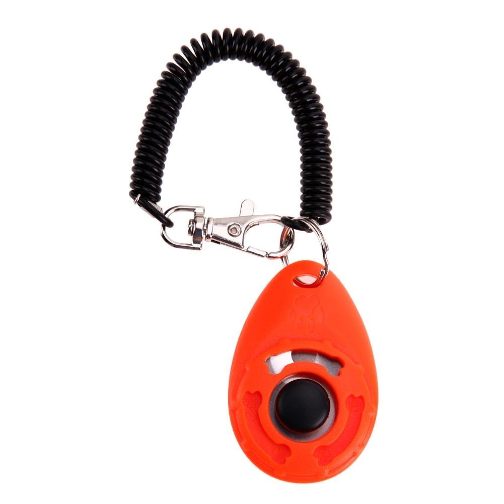 1pc Pet Trainer Pet Dog Training Dog Clicker Adjustable Sound Key Chain - Qreatrz Fashion and Design LLC