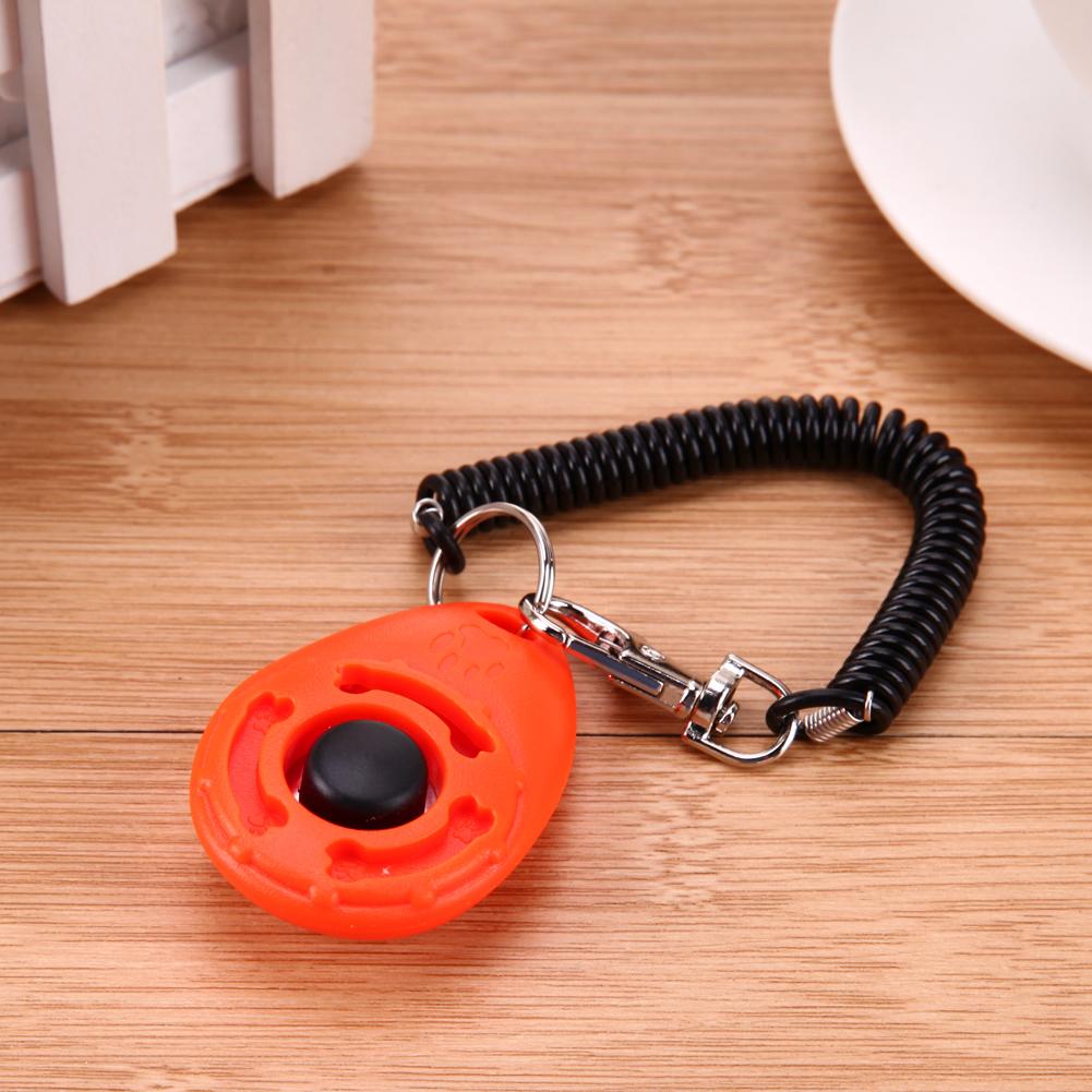 1pc Pet Trainer Pet Dog Training Dog Clicker Adjustable Sound Key Chain - Qreatrz Fashion and Design LLC