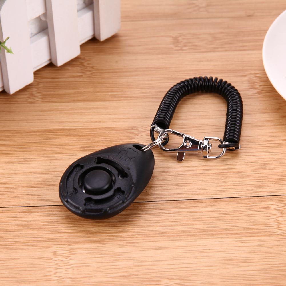 1pc Pet Trainer Pet Dog Training Dog Clicker Adjustable Sound Key Chain - Qreatrz Fashion and Design LLC