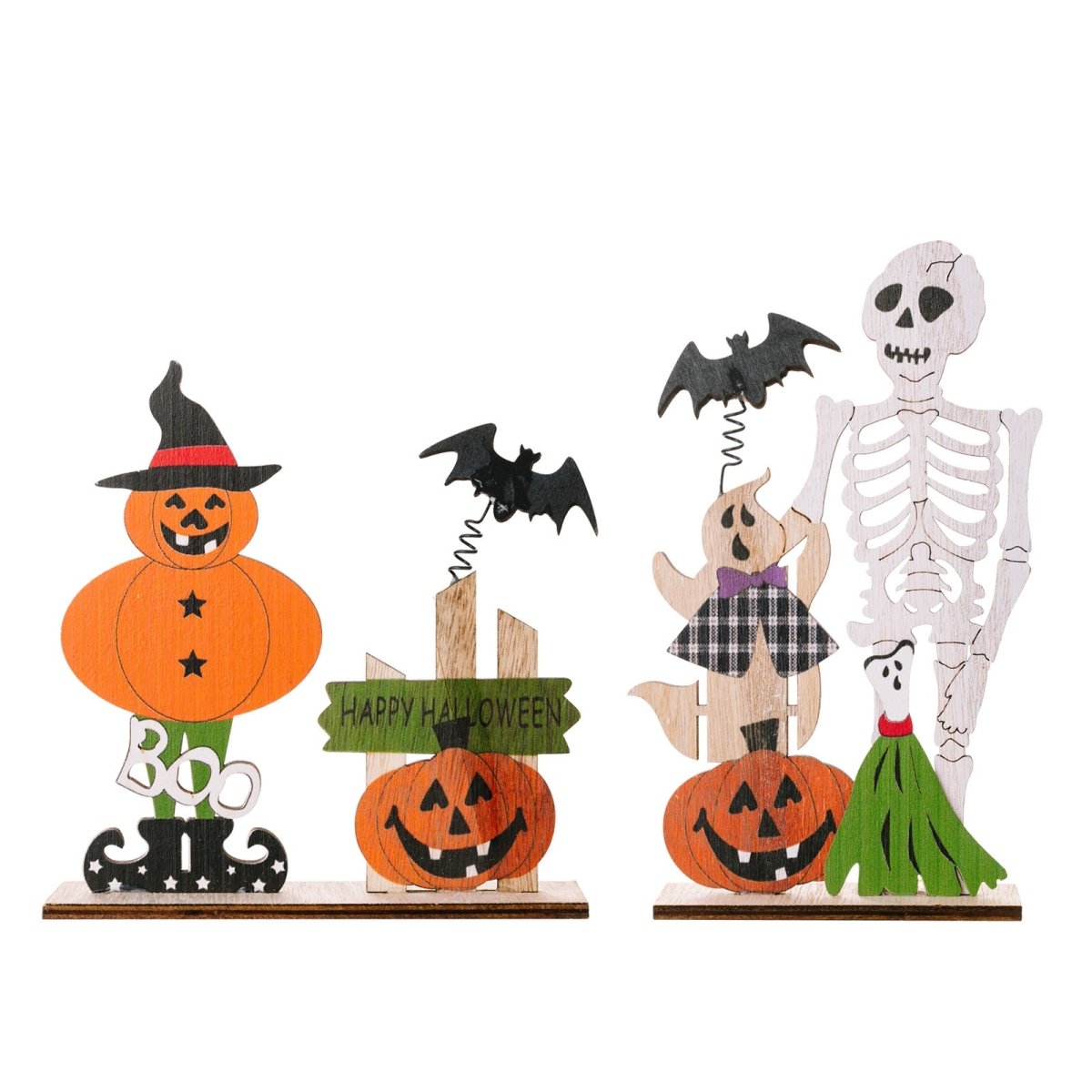 2 - Piece Halloween Element Decor Ornaments - Qreatrz Fashion and Design LLC