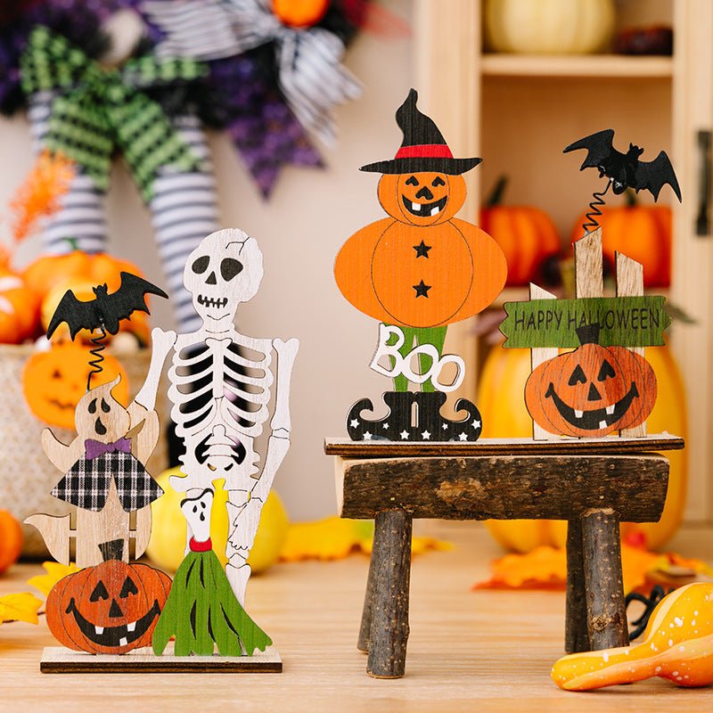 2 - Piece Halloween Element Decor Ornaments - Qreatrz Fashion and Design LLC