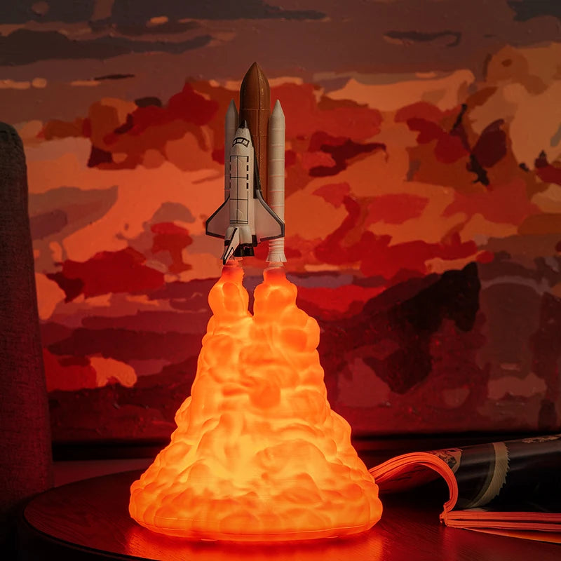 3D Print Space Shuttle Lamp