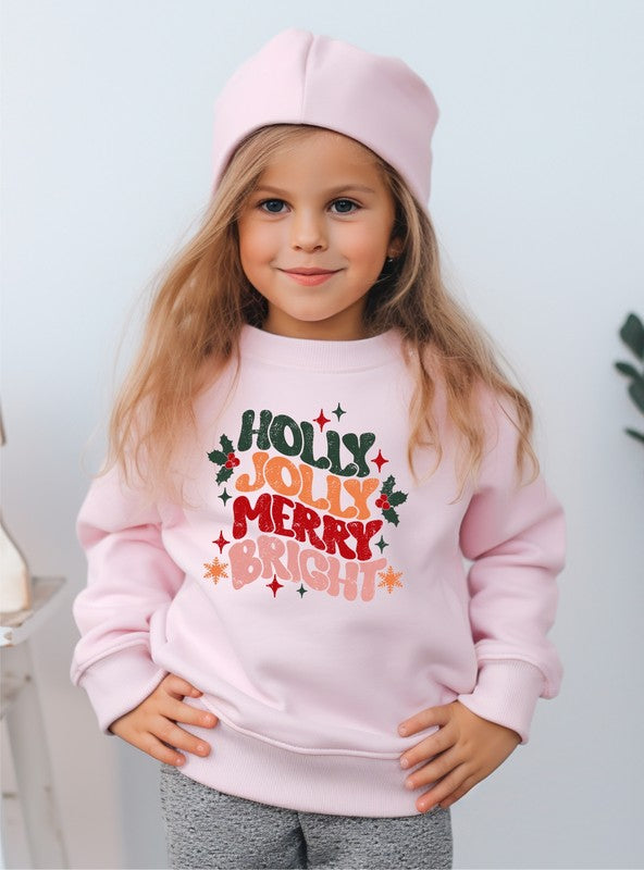 Sweat-shirt graphique Holly Jolly Merry Bright Tod