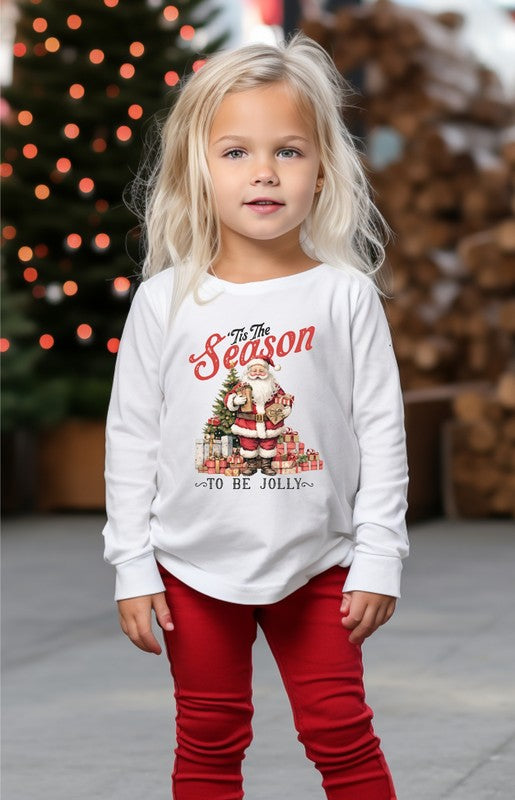 C'est la saison d'être joyeux Noël T-shirt pour tout-petit