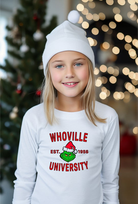 JUVENTUD - Camiseta para niños pequeños de la Universidad de Whoville