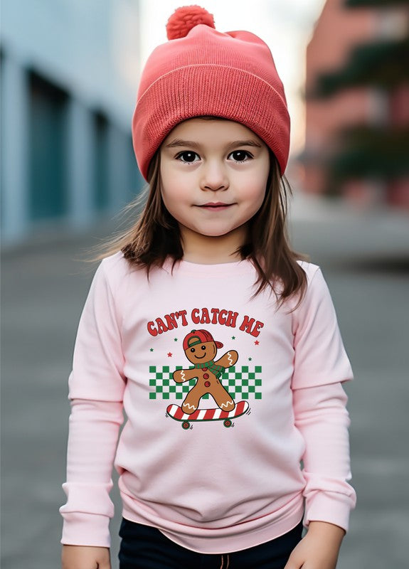 Camiseta para niños pequeños Cant Catch Me