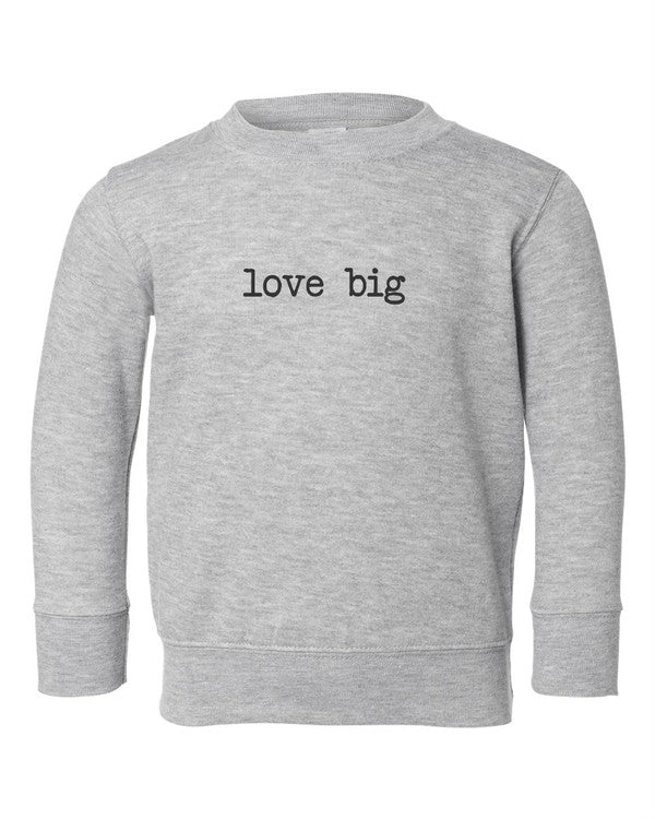 Sweat-shirt Love Big pour tout-petits