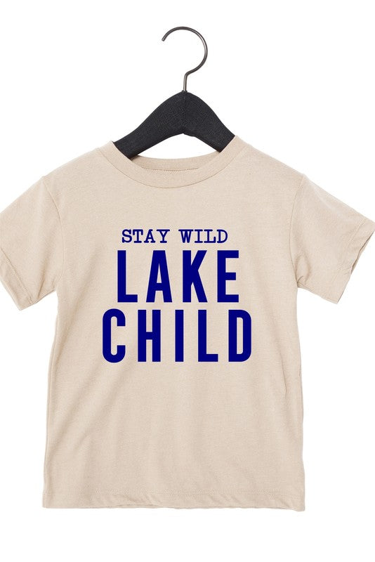 Camiseta para niños pequeños Stay Wild Lake