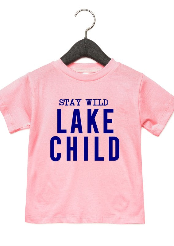 Camiseta para niños pequeños Stay Wild Lake