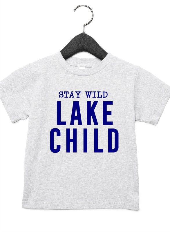 Camiseta para niños pequeños Stay Wild Lake