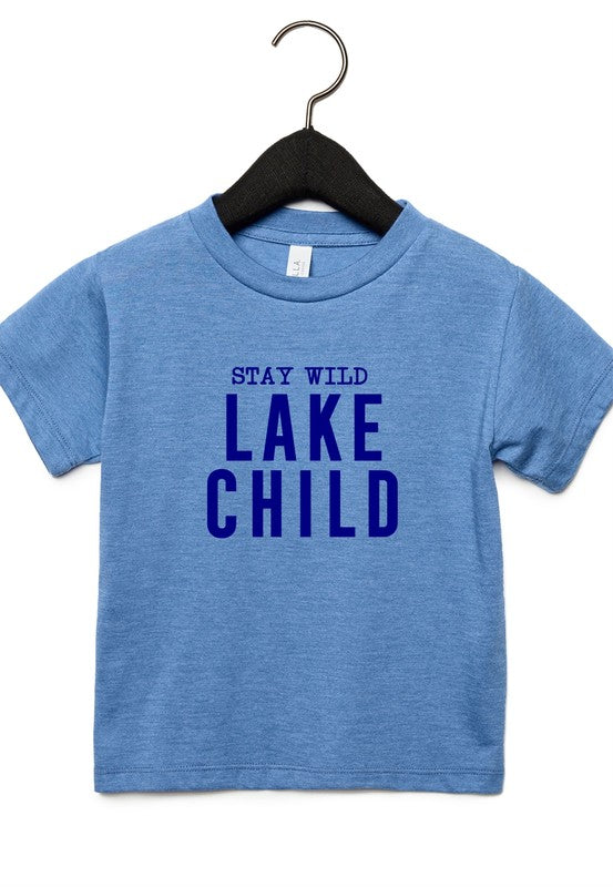 Camiseta para niños pequeños Stay Wild Lake