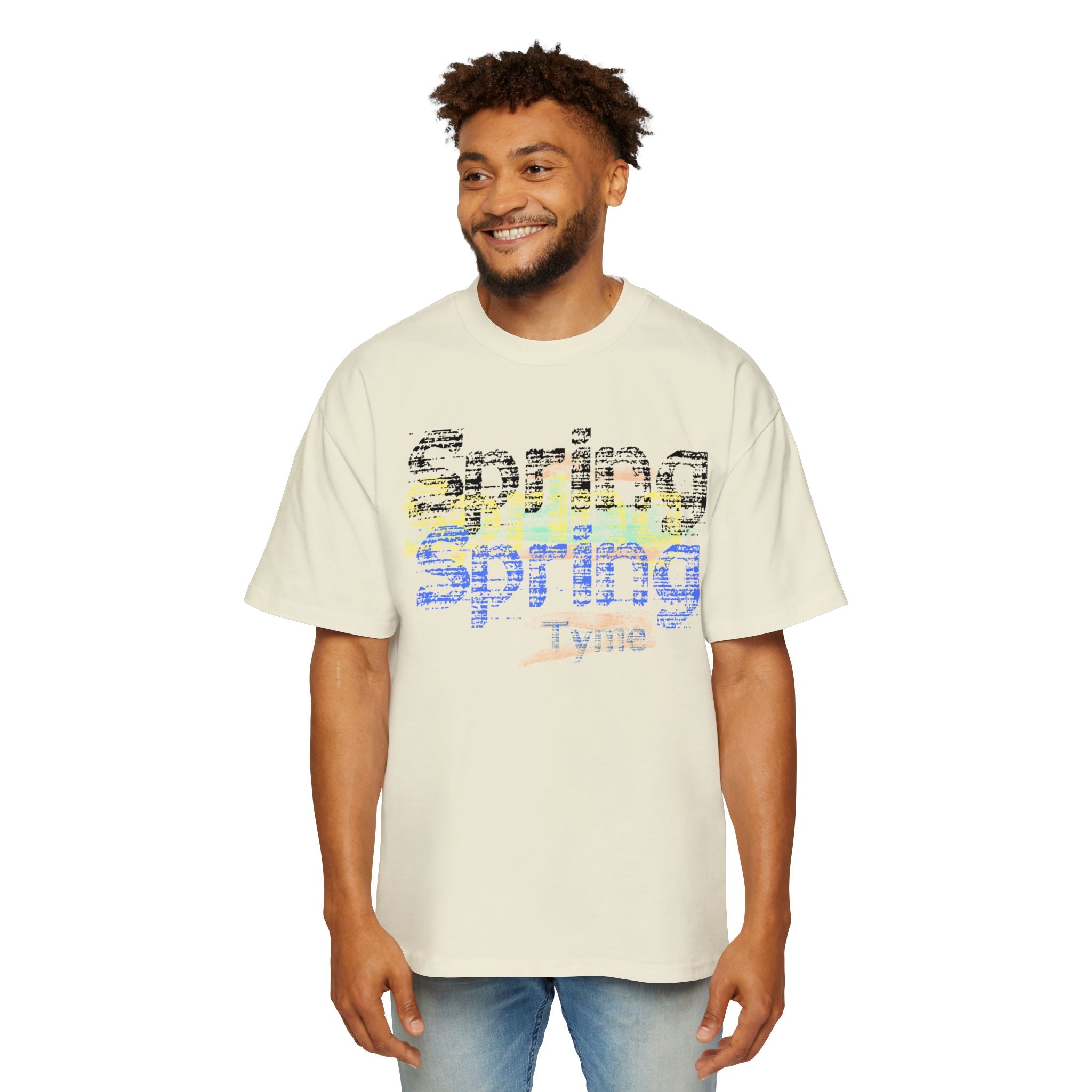 Qreatrz Spring Vibes Oversized Tee