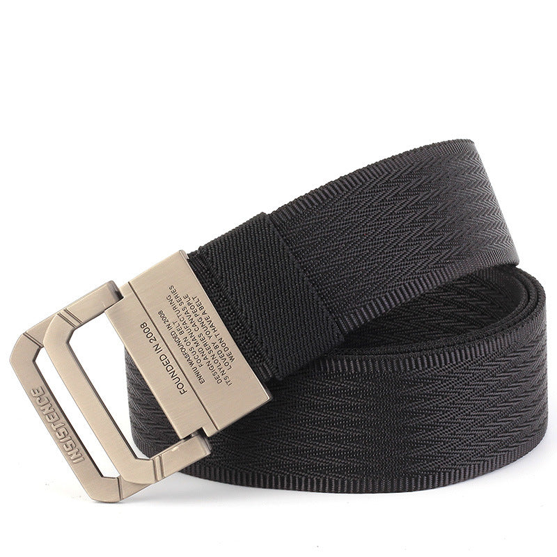 Ceinture à boucle à double anneau