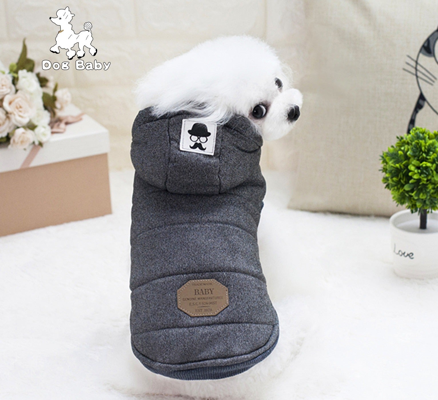 Pet Clothes Dog Clothes Autumn And Winter New Teddy Dog Pet Clothing Two Feet Cotton Clothes