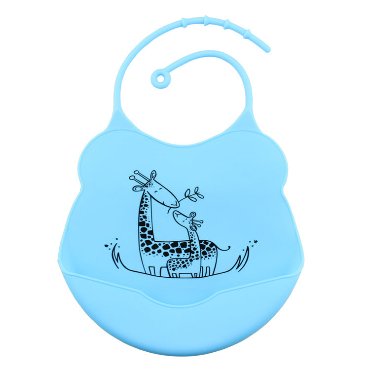 Cartoon silicone bib