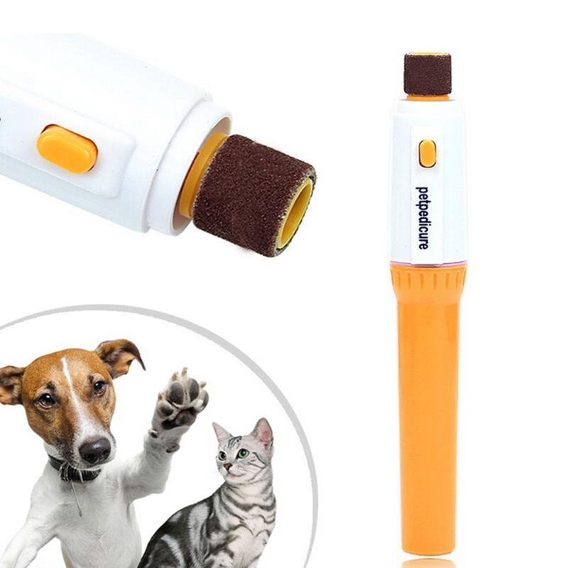 Coupe-ongles électrique pour pédicure pour animaux de compagnie Outils pour ongles pour animaux de compagnie Meulage Coupe-ongles pour chiens Machine de toilettage pour chiens