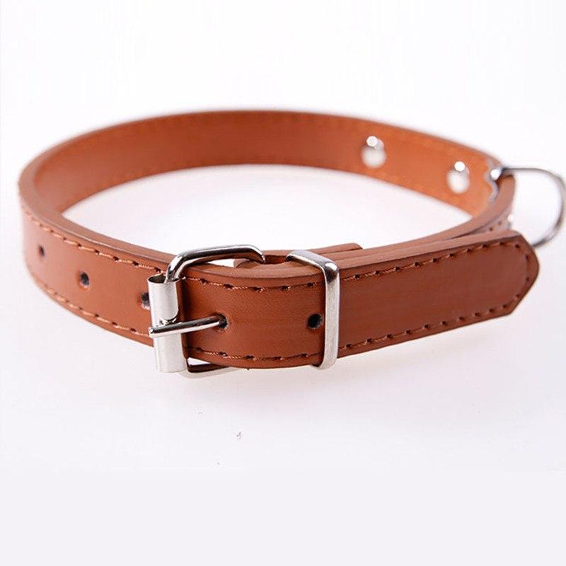 Leather Engraved Dog Collar Custom Puppy Cat Pet Collars ID