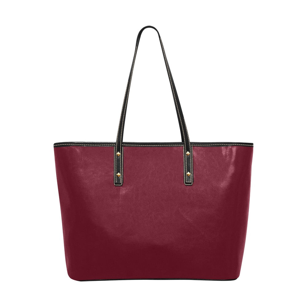 QREATRZ PU Leather Tote Bag