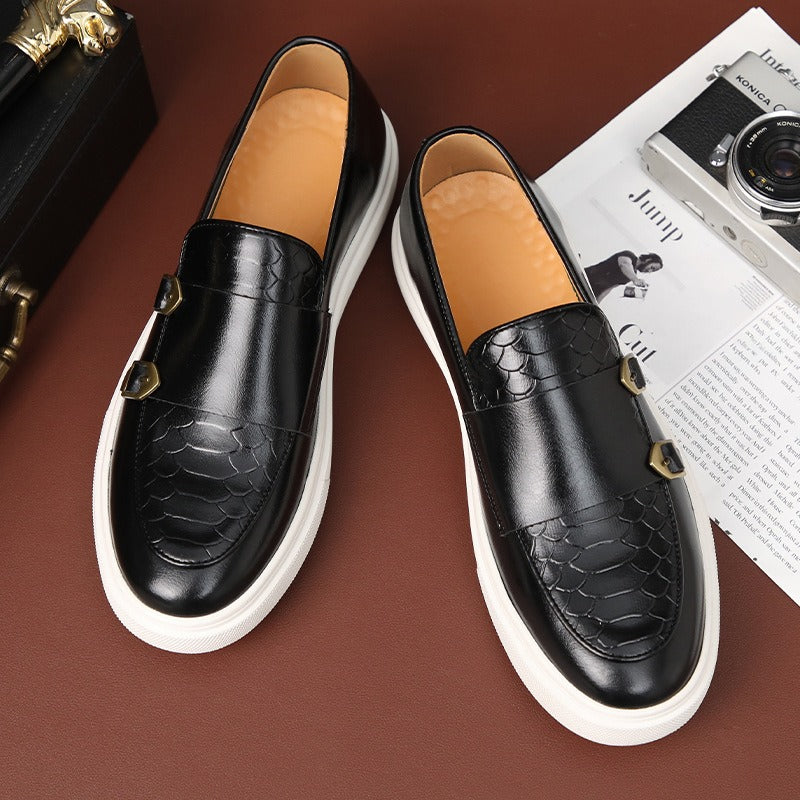 Men's casual soft soleleather shoes