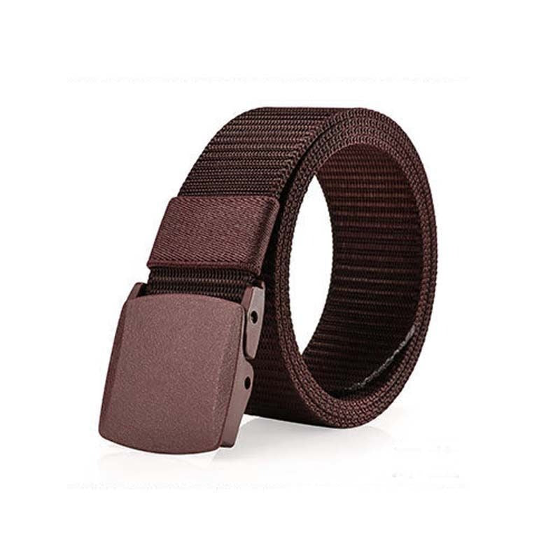 Nylon tactical non-metallic outdoor sports belt