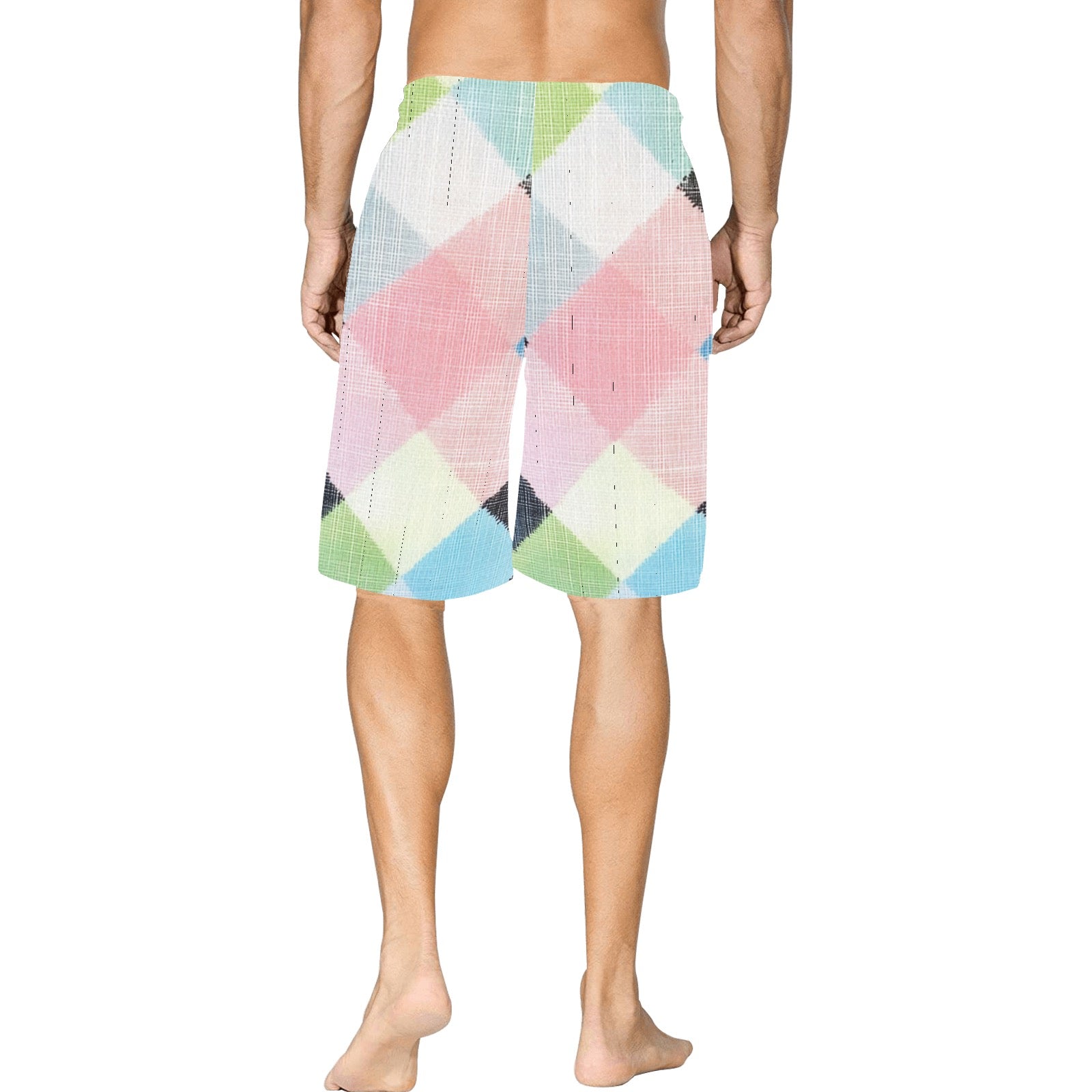 Qreatrz LUX Argyle Basketball Shorts With Pockets