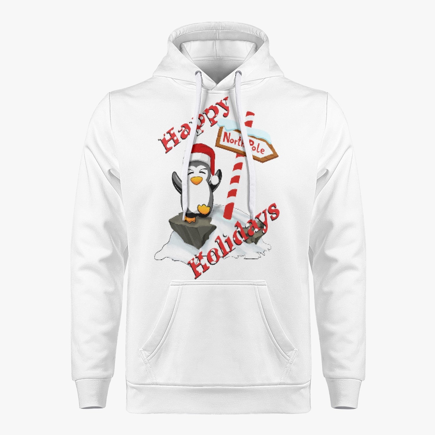 Sudadera con capucha de pingüino para las fiestas