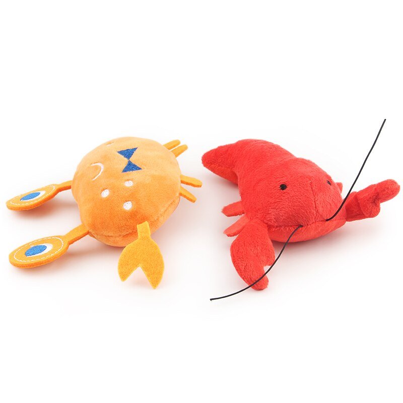 2PCS Lobster Plush Squeaky Pet Toy - Qreatrz Fashion and Design LLC