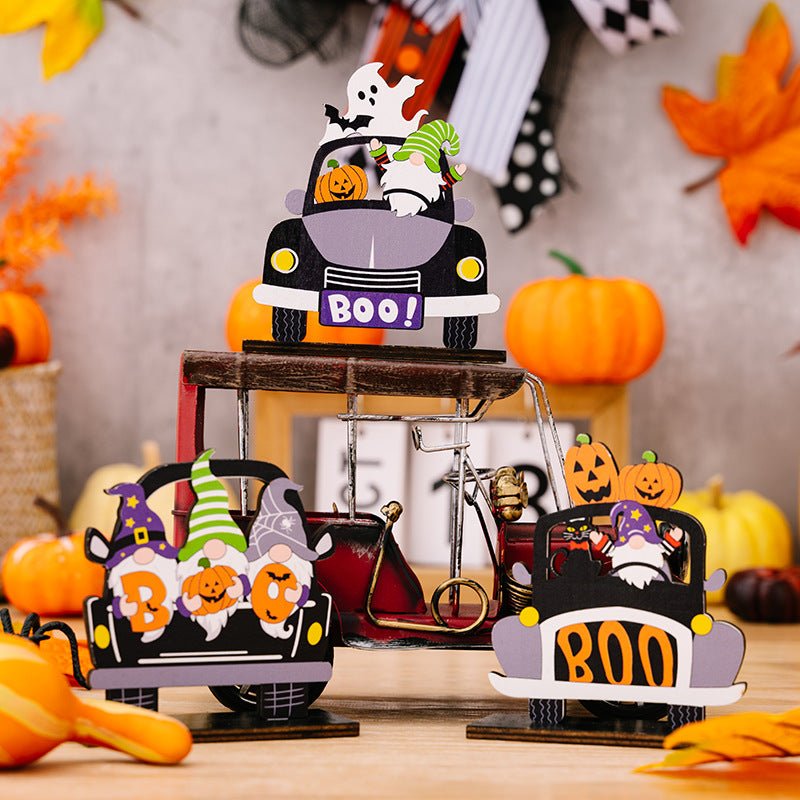 3 - Piece Halloween Element Car - Shape Ornaments - Qreatrz Fashion and Design LLC