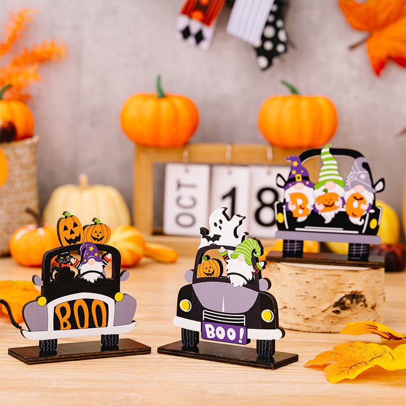 3 - Piece Halloween Element Car - Shape Ornaments - Qreatrz Fashion and Design LLC