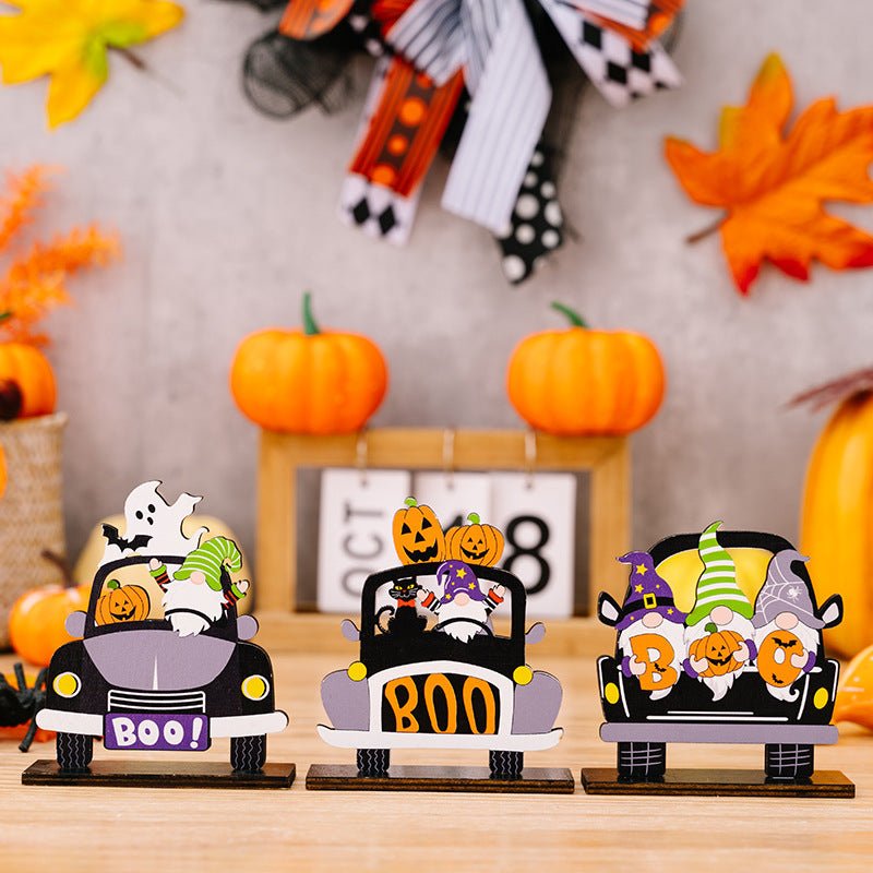 3 - Piece Halloween Element Car - Shape Ornaments - Qreatrz Fashion and Design LLC