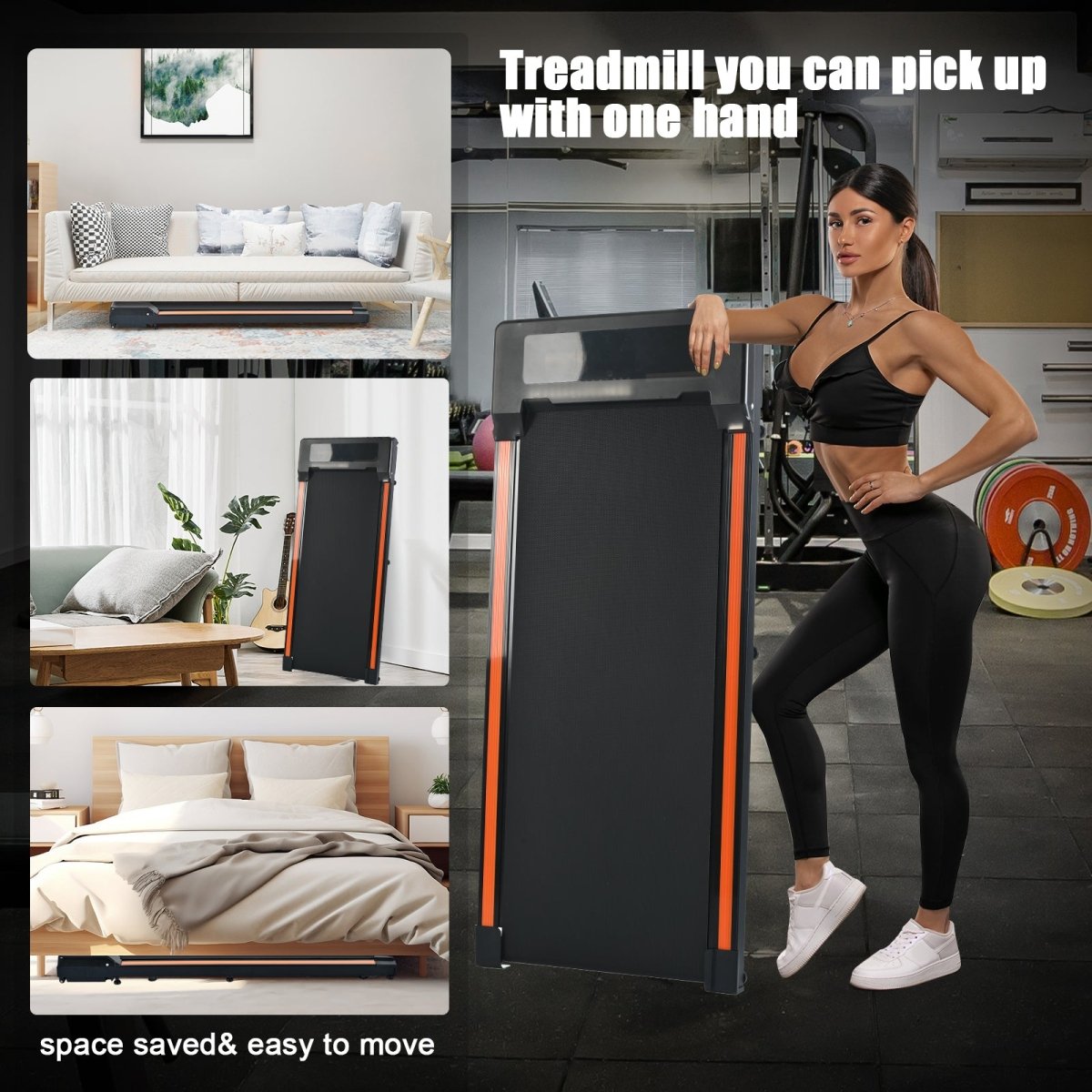 300 Pound Capacity Portable Treadmill - Qreatrz Fashion and Design LLC