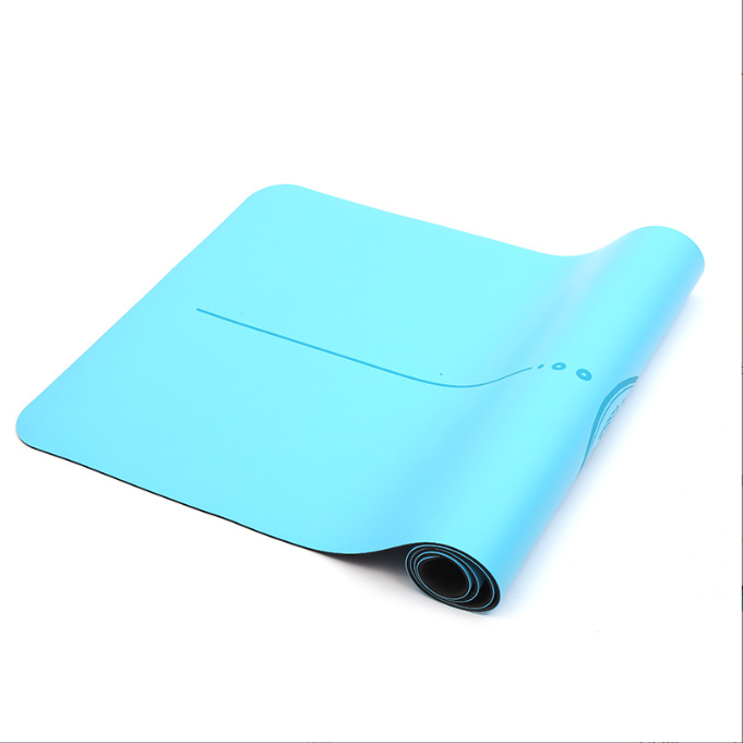 Natural rubber yoga mat PU professional non-slip yoga studio dedicated fitness mat male beginner yoga thickened