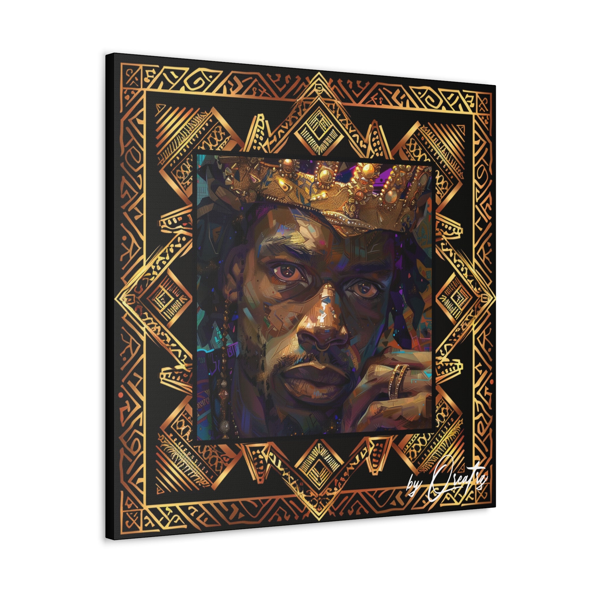 Black Is Handsome III Canvas Gallery Wraps