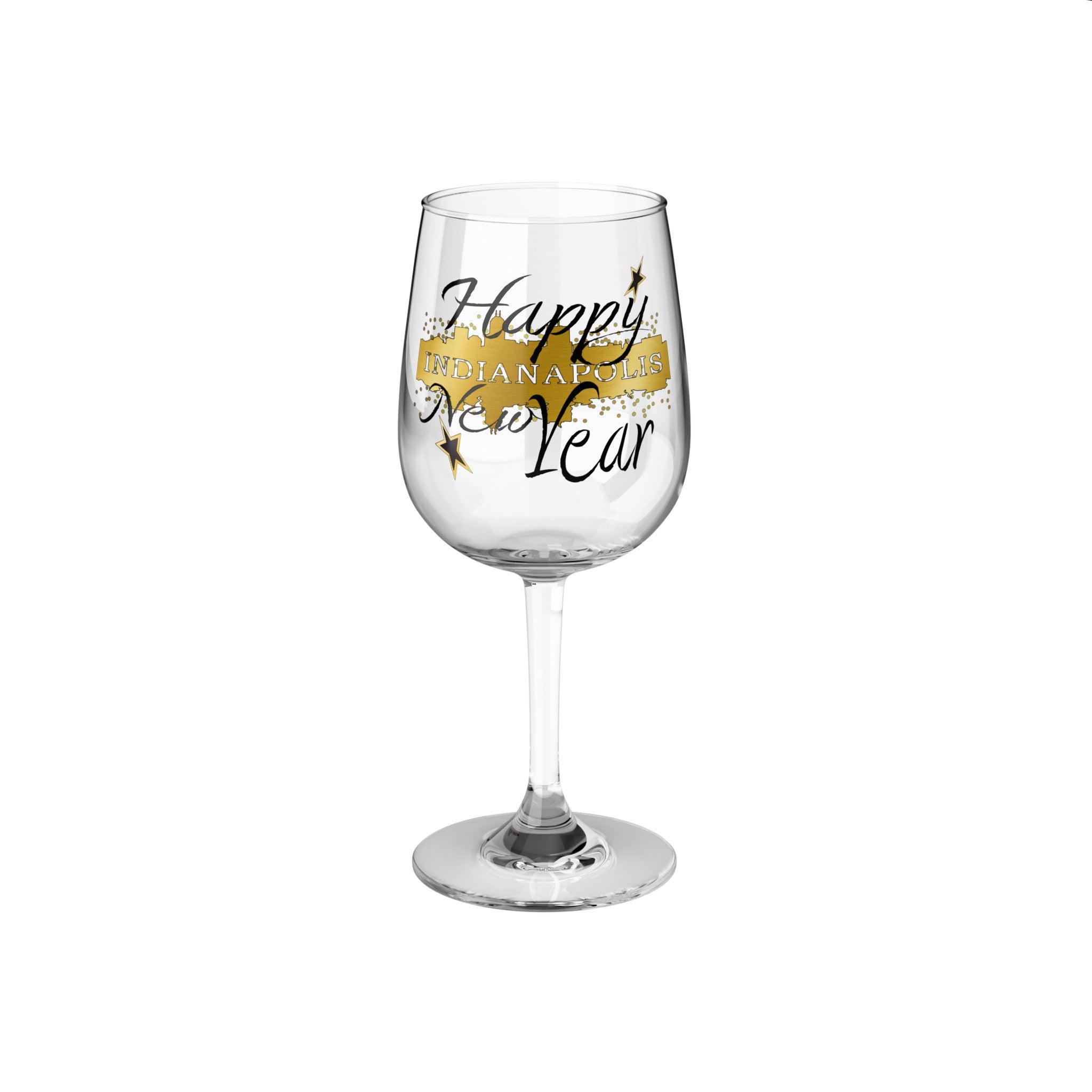 Touch New Year Wine Glass, 12oz