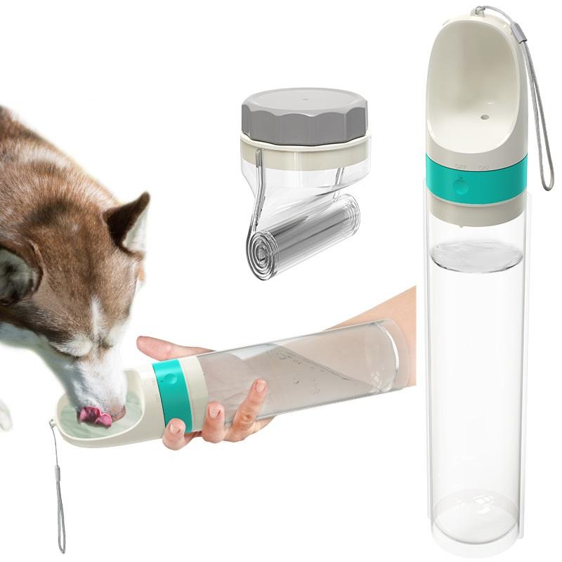 Fournitures pour animaux de compagnie Tasse d'eau de voyage pour chien Mangeoire de promenade en plein air 