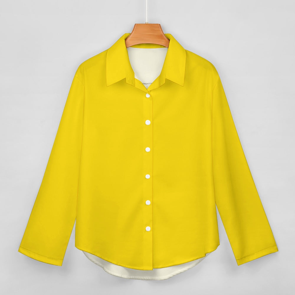 Qreatrz Cropped Hem Shirt