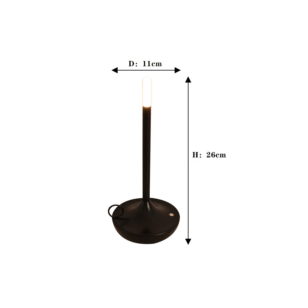 Accessoires de base de lampe de table Lampe en métal et fer rechargeable