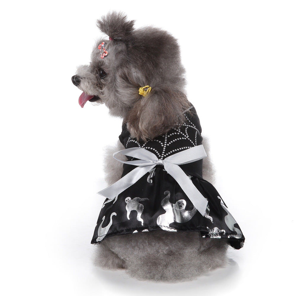 Productos para mascotas de Halloween Ropa para perros Falda de mago Ropa para perros Falda de murciélago Día de Navidad