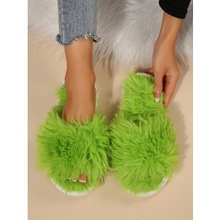 Chaussons Fluffy Tyme pour femme, vêtements d'hiver