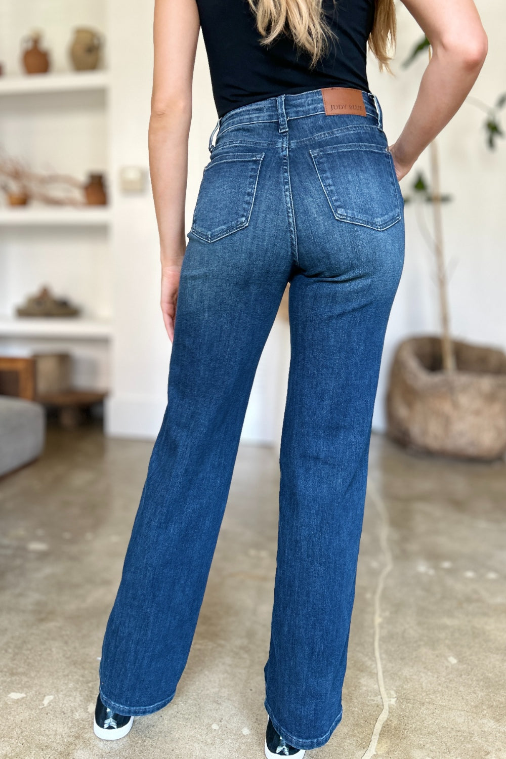 Jean droit gainant taille haute Judy Blue