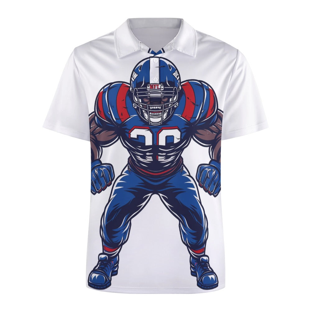 Camiseta tipo polo para fanáticos de la NFL de Qreatrz