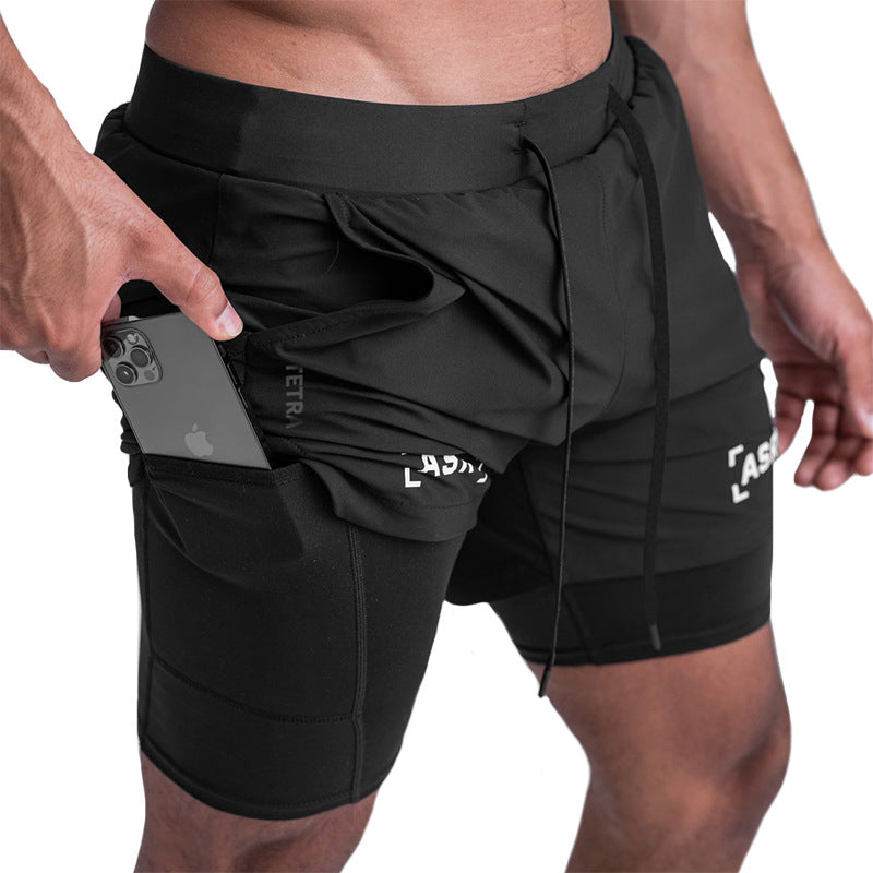 Qreatrz Sports Shorts Men's Two-Piece Basketball