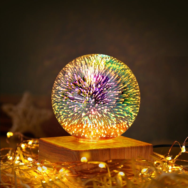 3D Fireworks Decorative LED Lamp w/USB Plug - In - Qreatrz Fashion and Design LLC