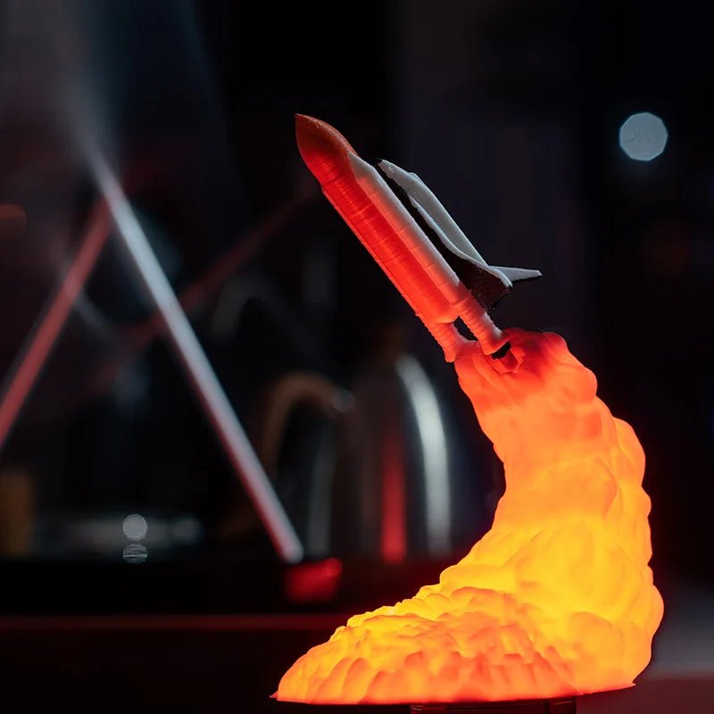 3D Print Space Shuttle Lamp - Qreatrz Fashion and Design LLC