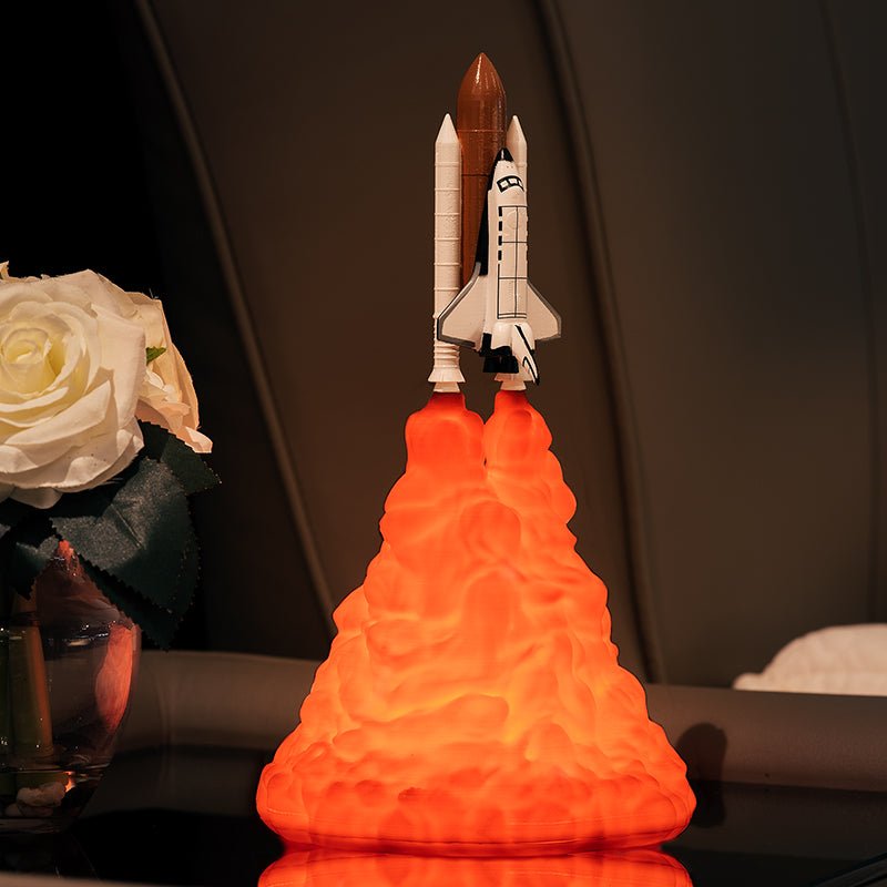 3D Print Space Shuttle Lamp - Qreatrz Fashion and Design LLC