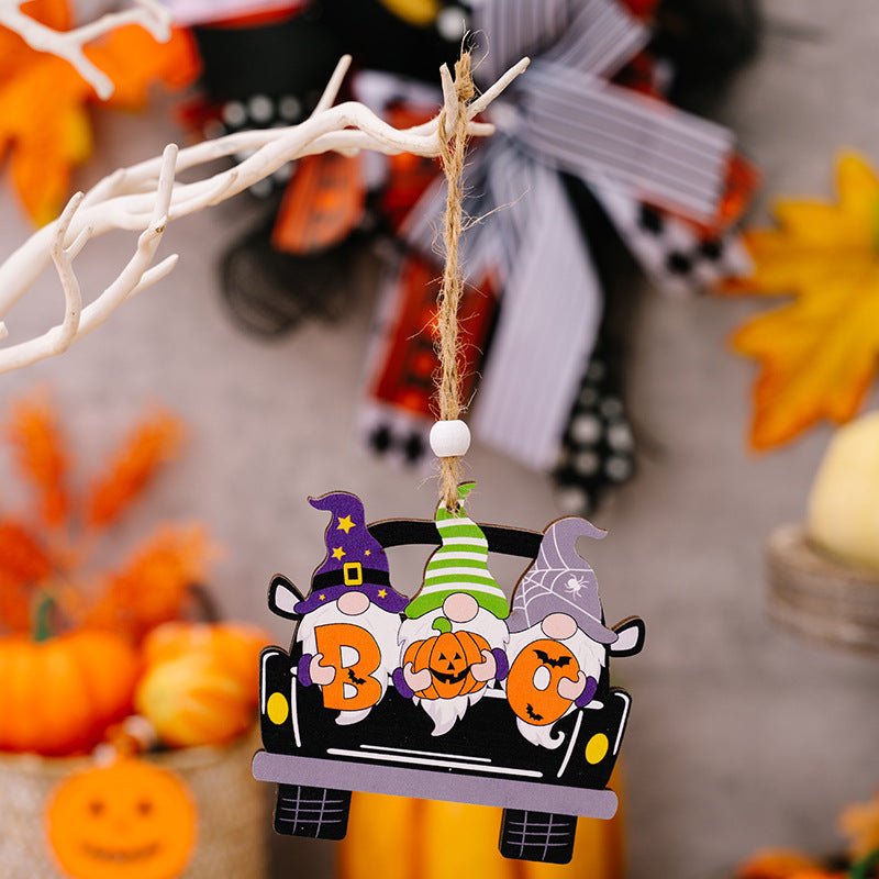 4 - Piece Halloween Element Car - Shape Hanging Widgets - Qreatrz Fashion and Design LLC