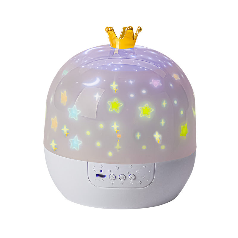 New Star Projection Lamp Creative Girl Bedroom Romantic Atmosphere Lamp Led Children's Bluetooth Starry Sky Lamp