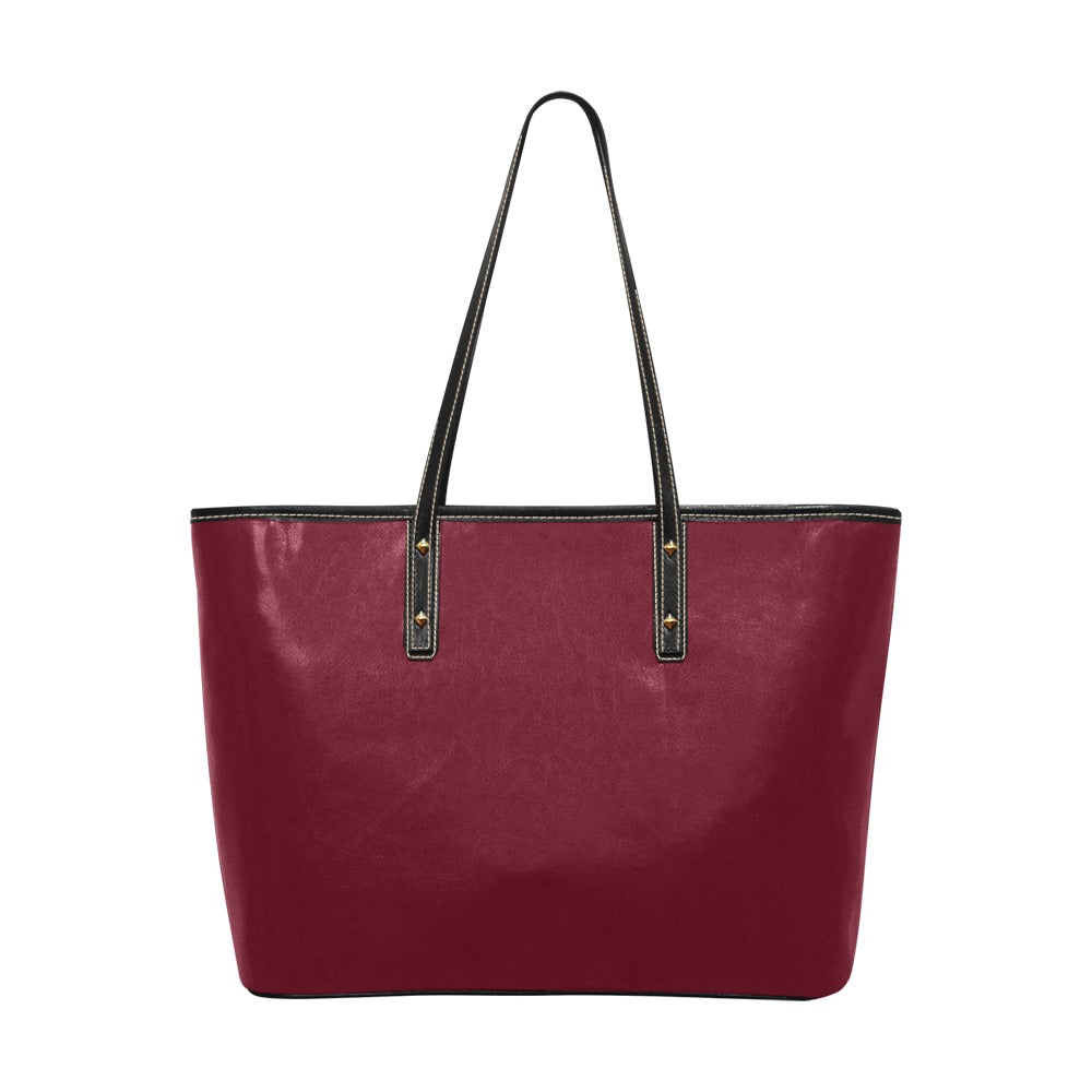 QREATRZ PU Leather Tote Bag