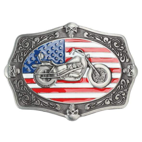 Boucle de ceinture de moto Cowboy